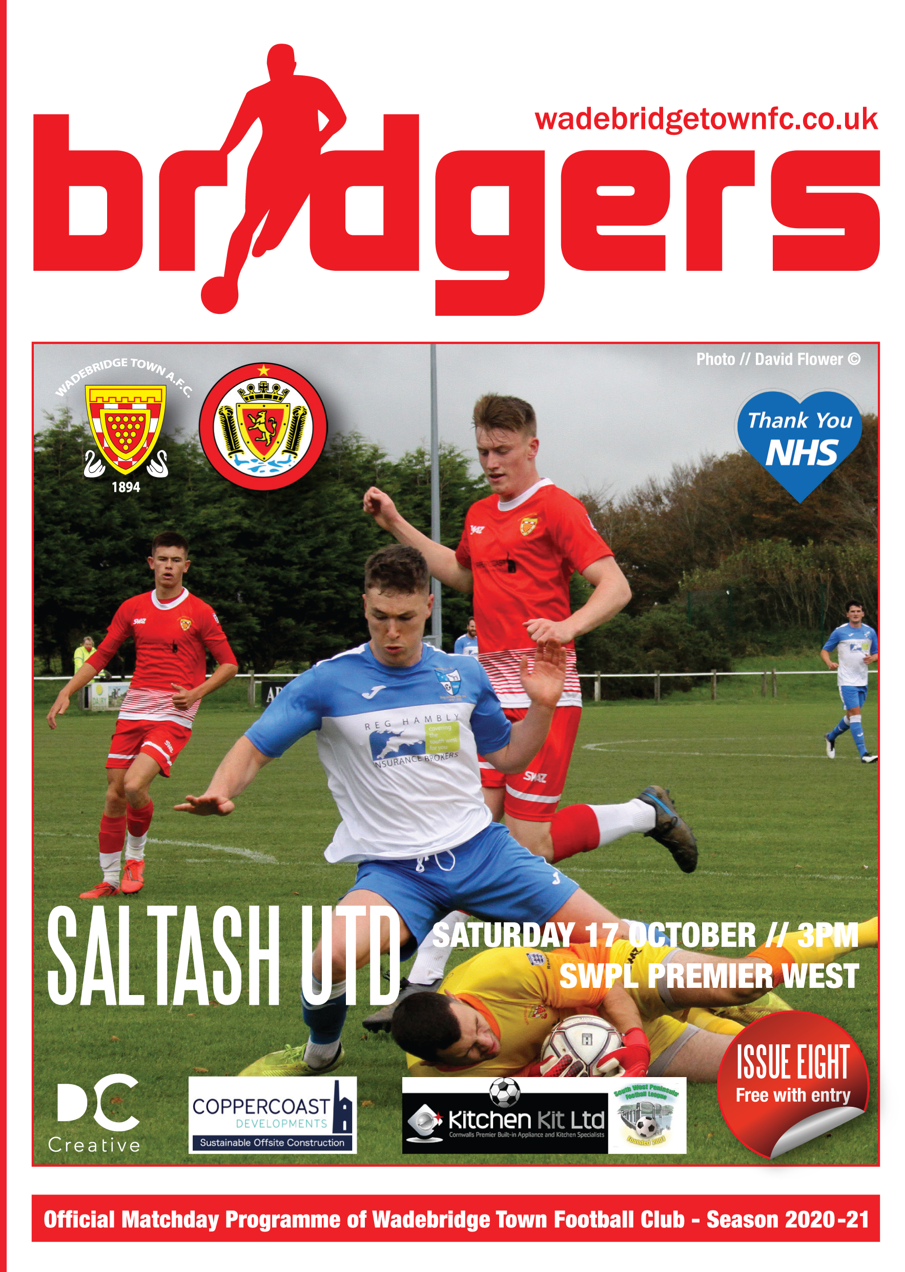 Bridgers Front Cover Saltash 2020-21