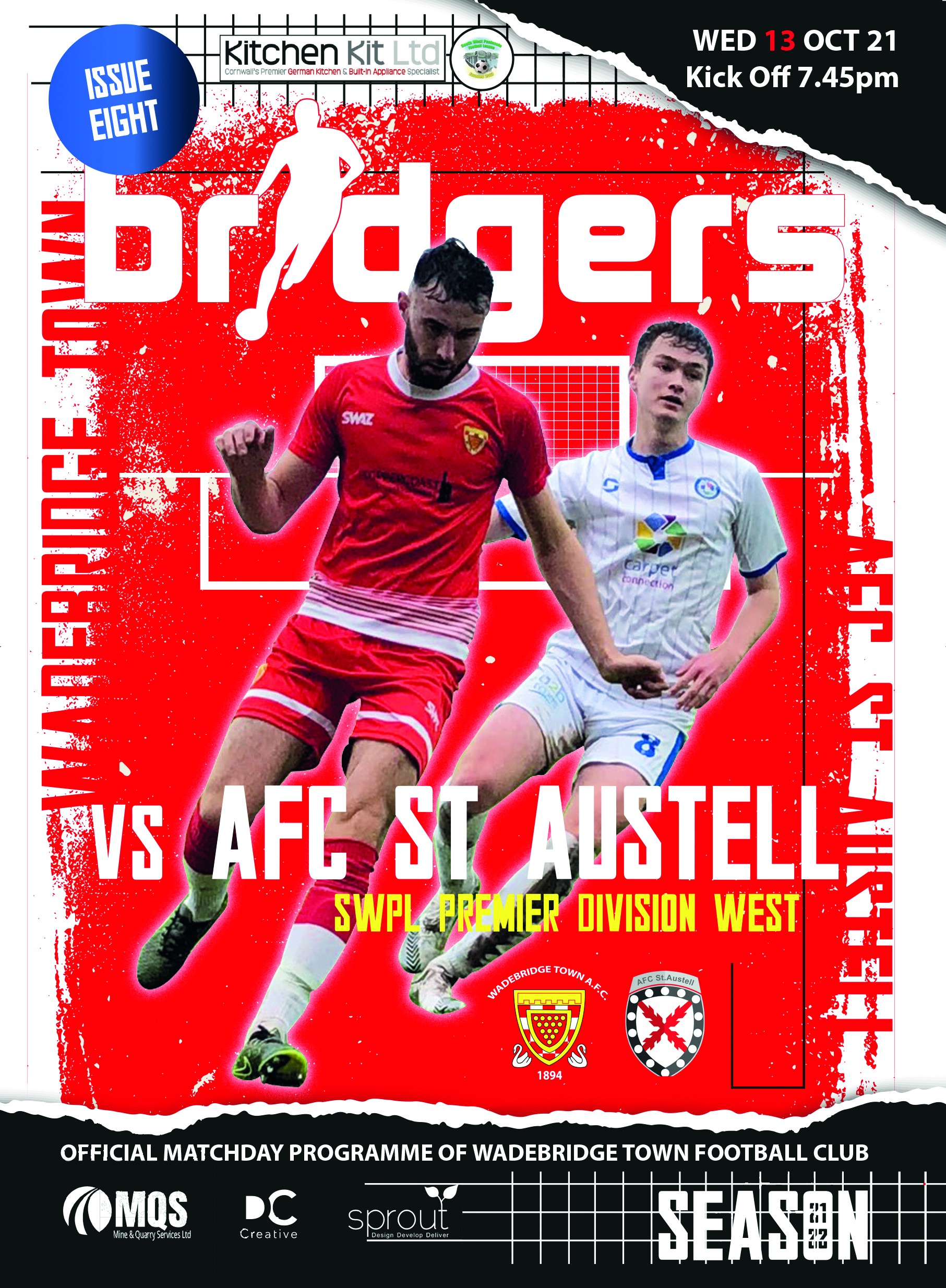 Matchday Programme: St Austell Home 2021