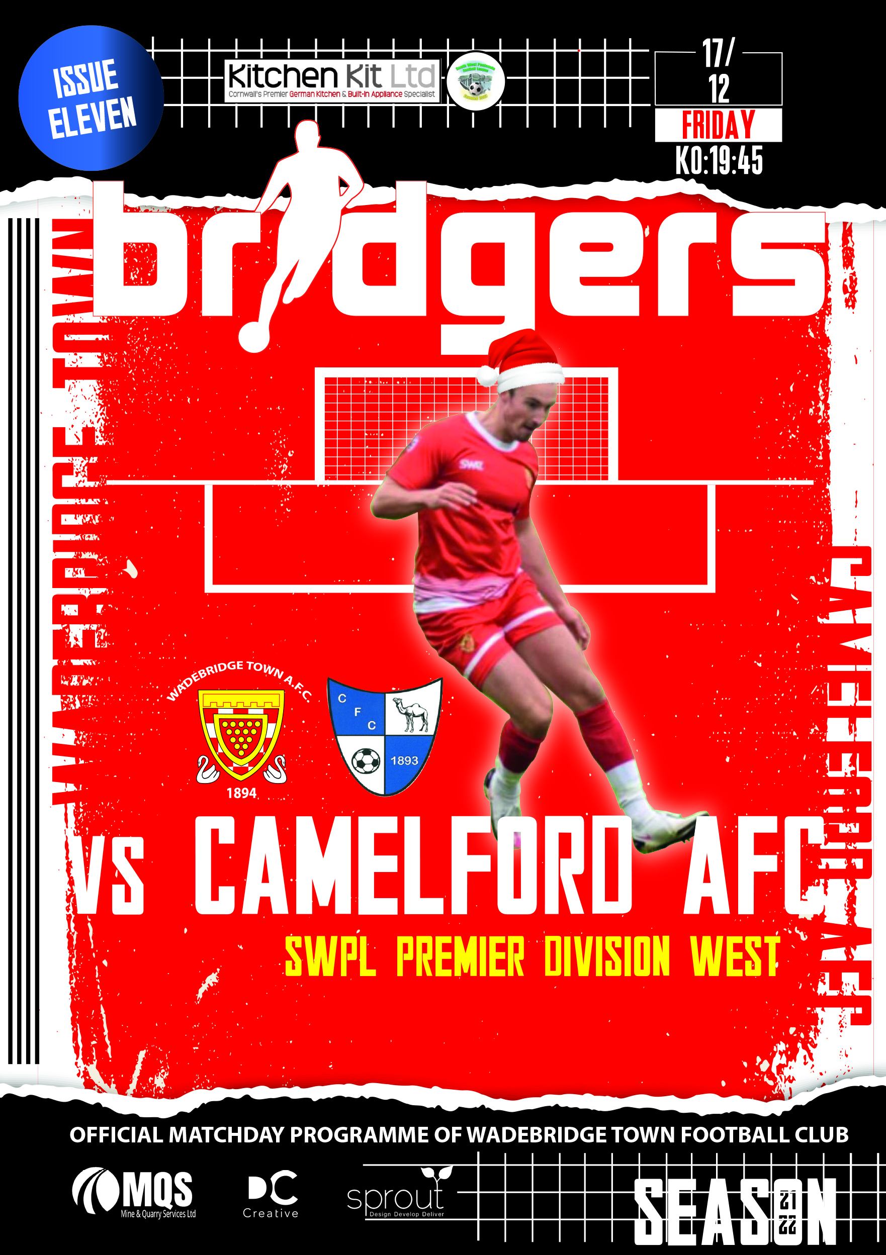 Matchday Programme: Camelford Home 2021