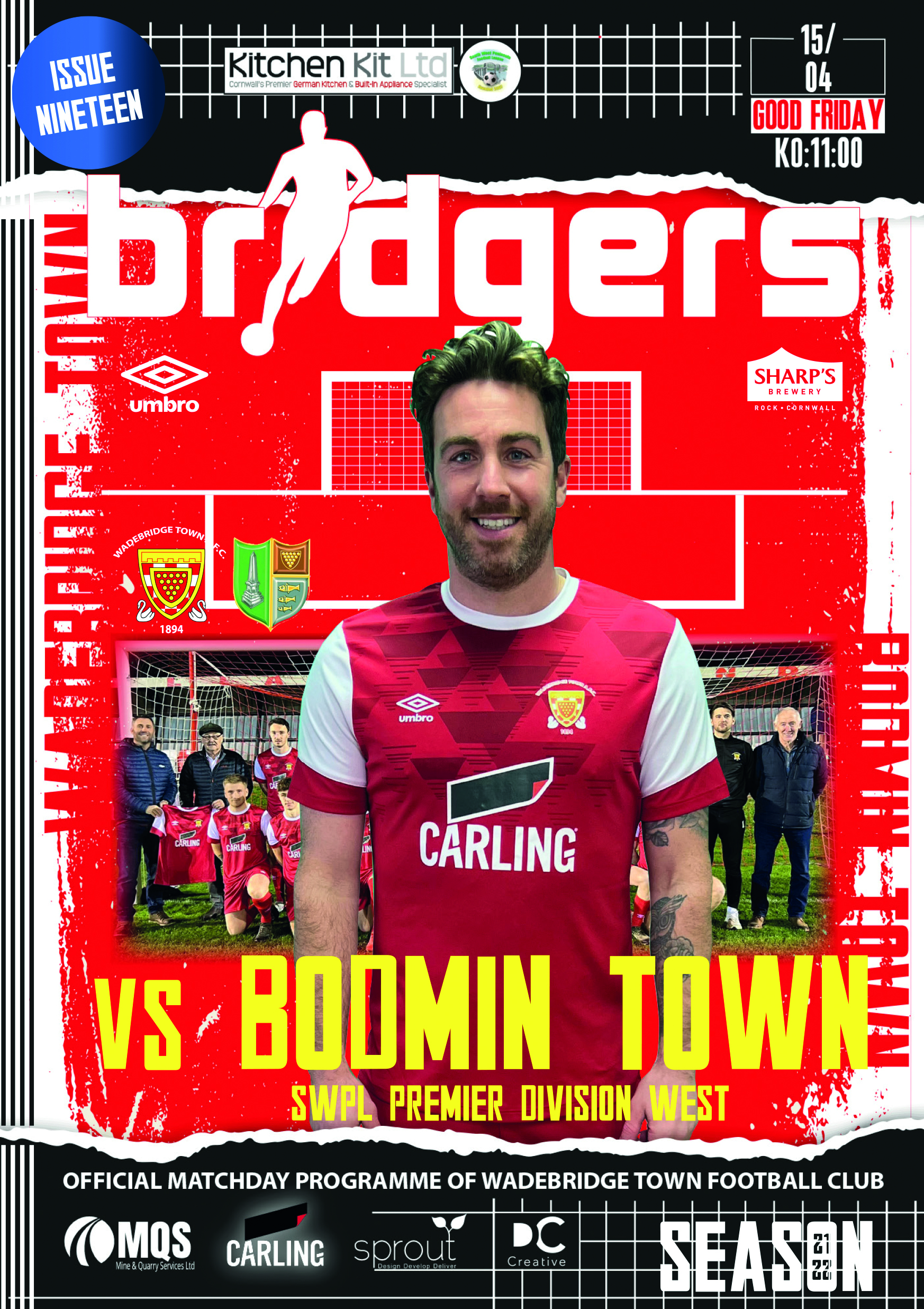 Matchday Programme: Bodmin Home 2022