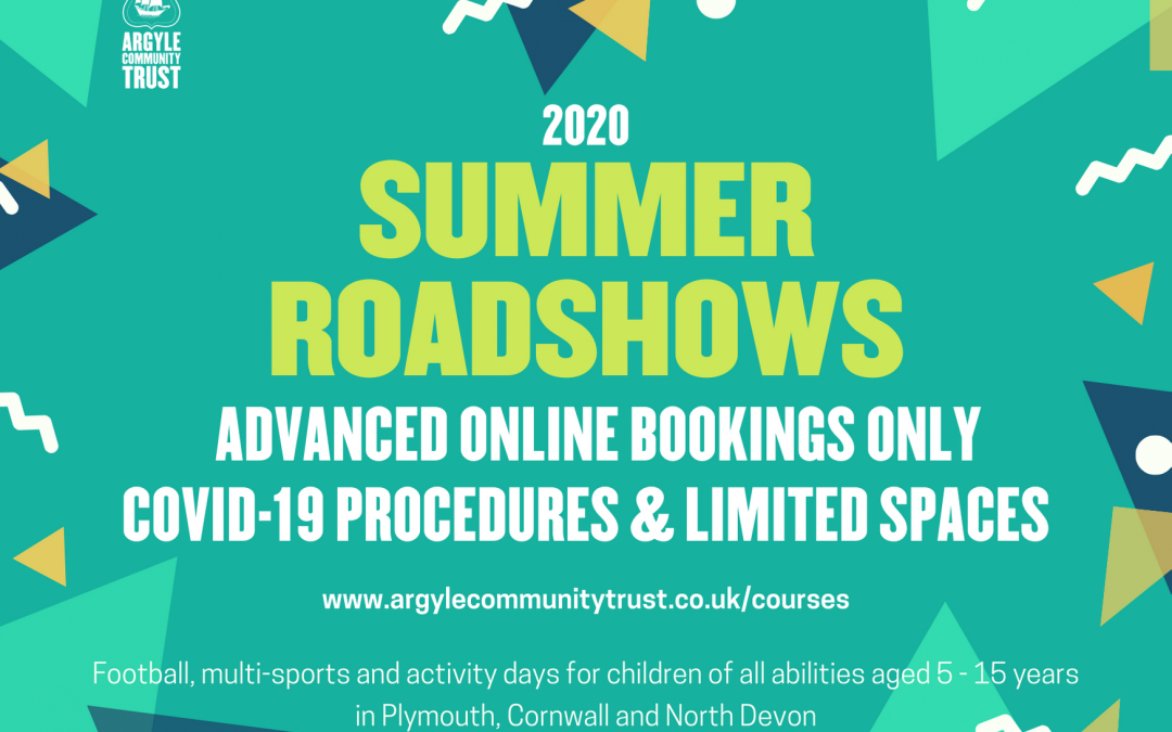 Argyle Community Trust Summer Roadshow at Bodieve Park this Tuesday for 5 to 15 Year Olds