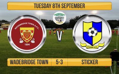 Match Report: Wadebridge Town 5 v 3 Sticker