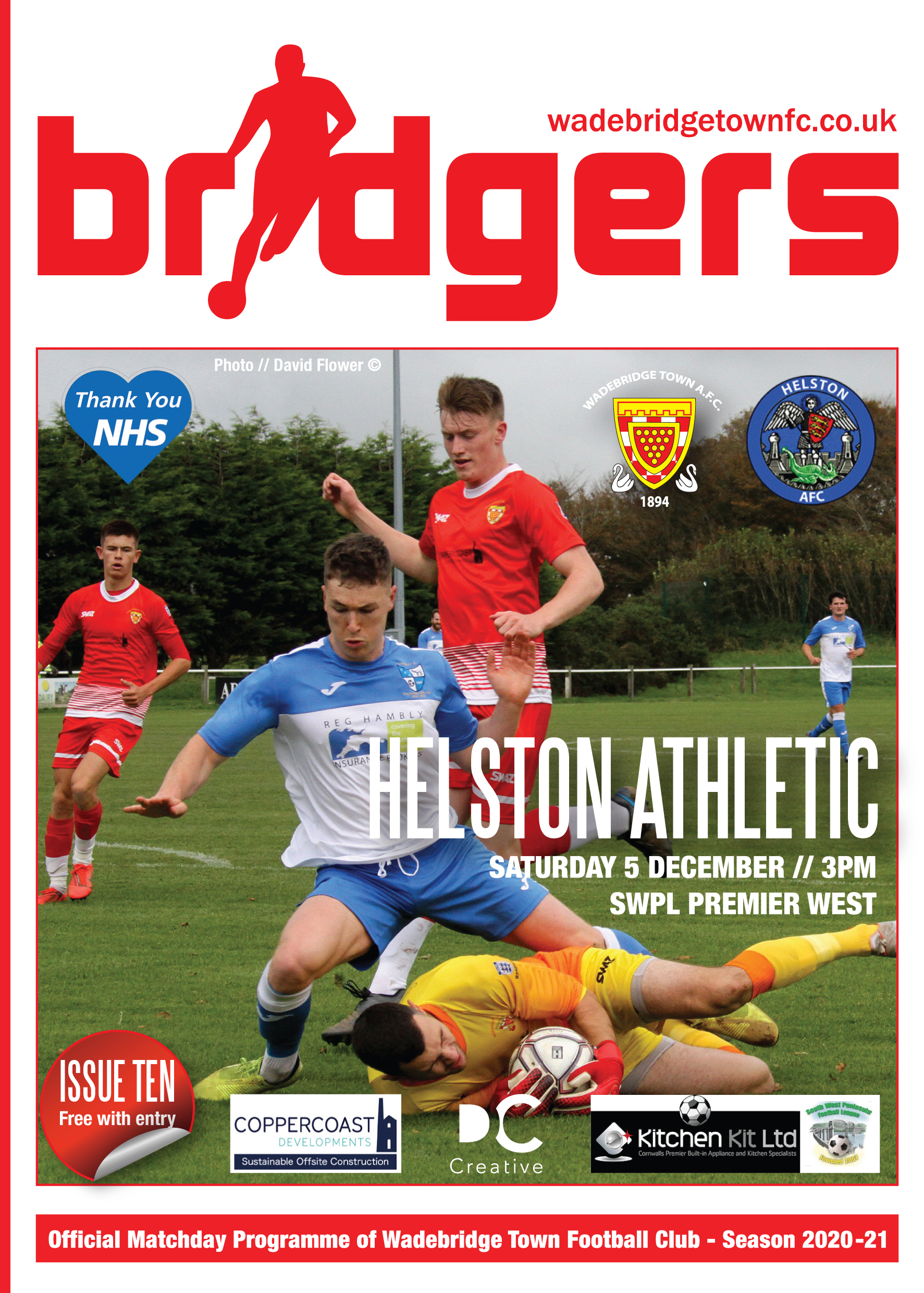 Bridgers Front Cover Helston 2020-21