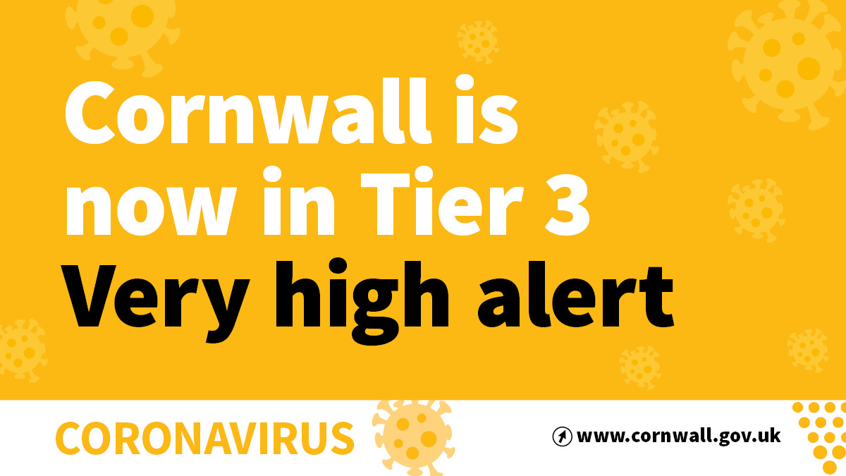Cornwall is now in Tier 3