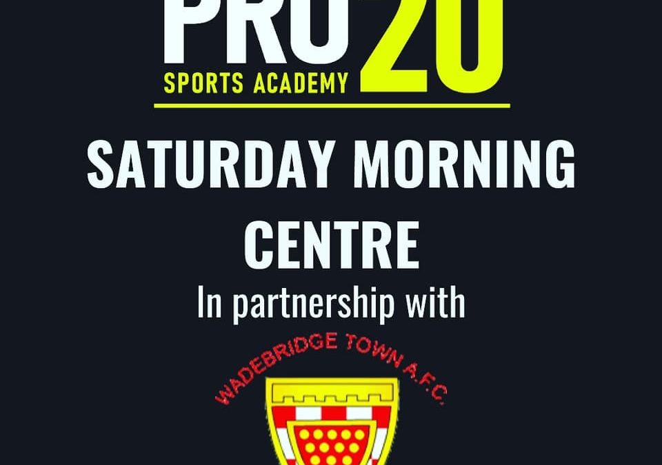 Saturday Morning Centre Launched To Kick Off New Pro20 Sports Academy Partnership