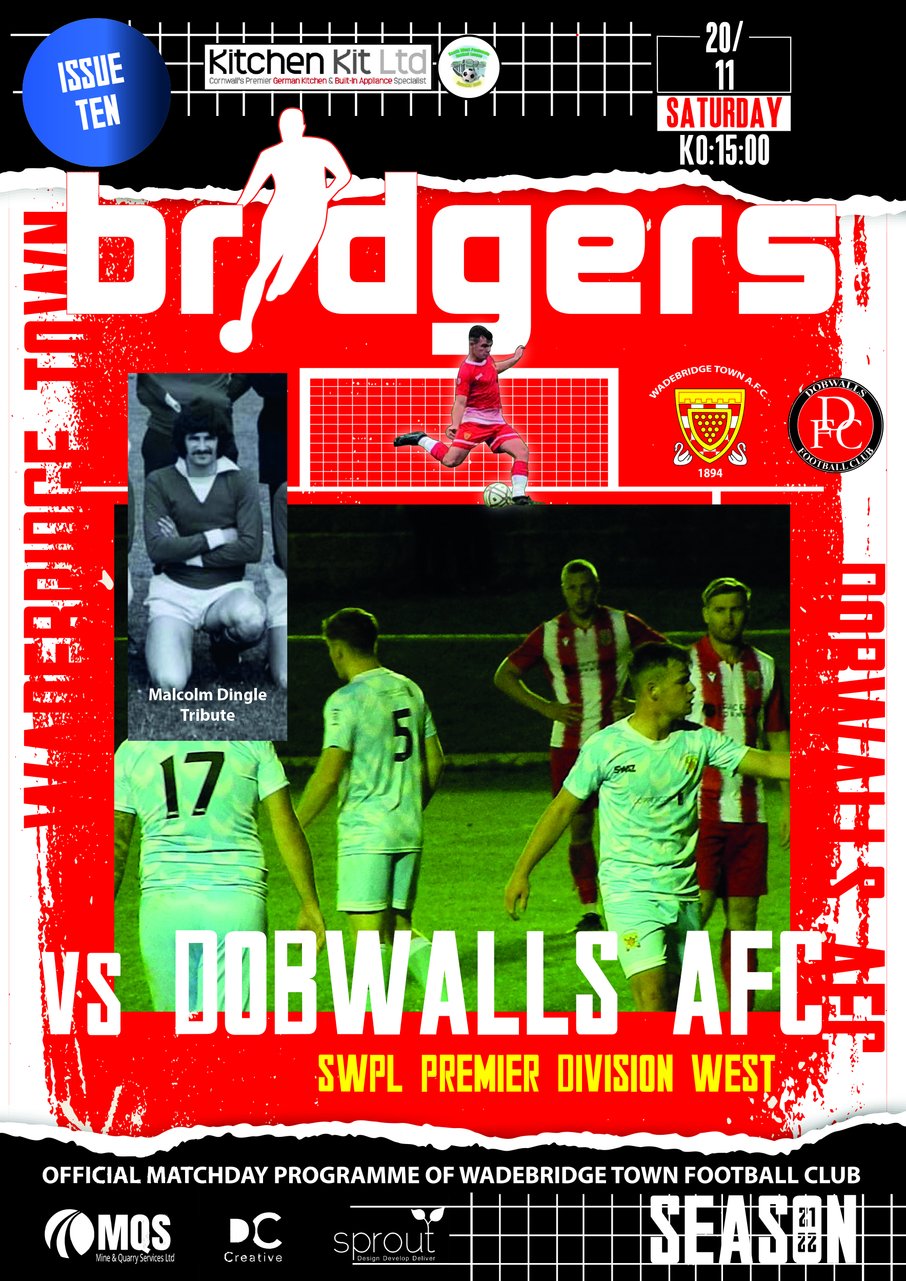 Matchday Programme: Dobwalls Home 2021