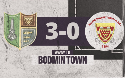 Match Report: Bodmin Town 3 v 0 Wadebridge Town