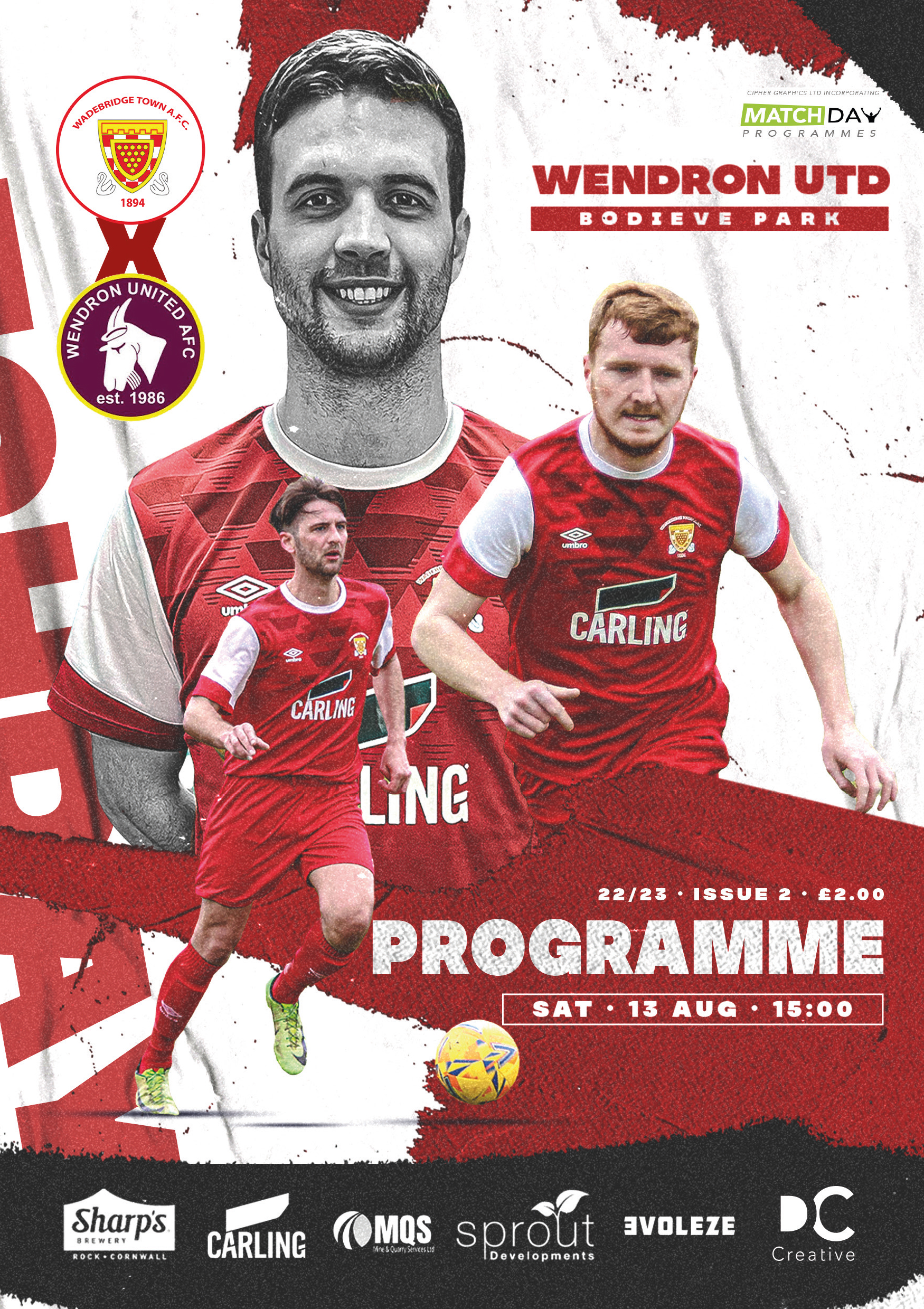 Matchday Programme: Wendron Home 2022