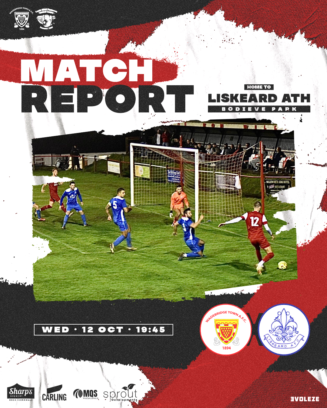 Match Report: Wadebridge Town 0 v 3 Liskeard Athletic