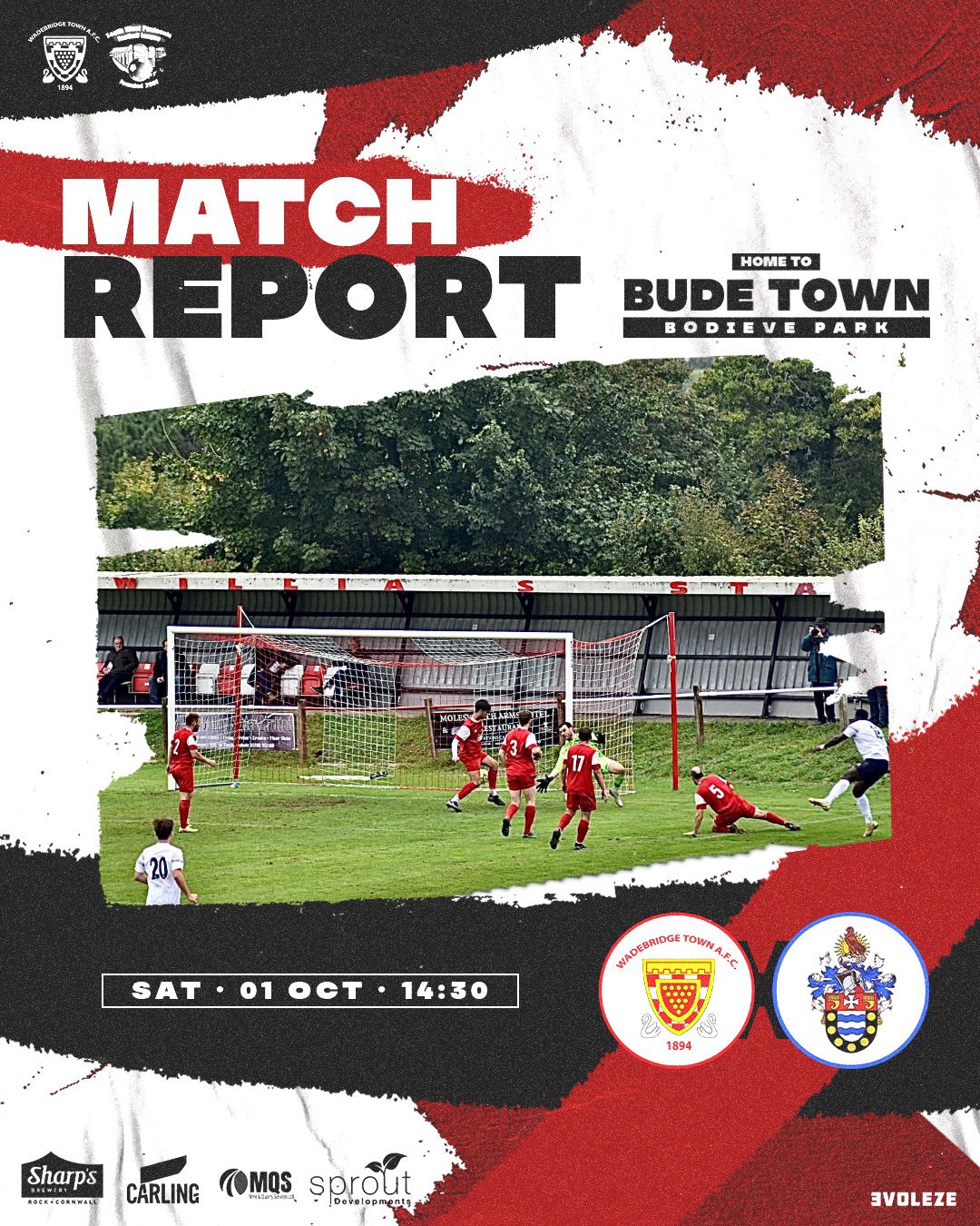 Match Report: Wadebridge Town 0 v 1 Bude Town