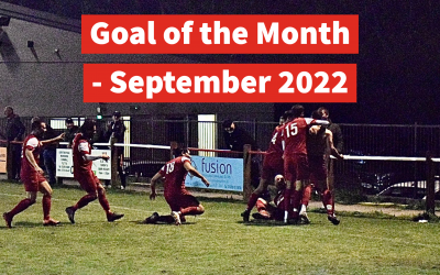 Congratulations to Jacob Smale: Goal of the Month Winner for September