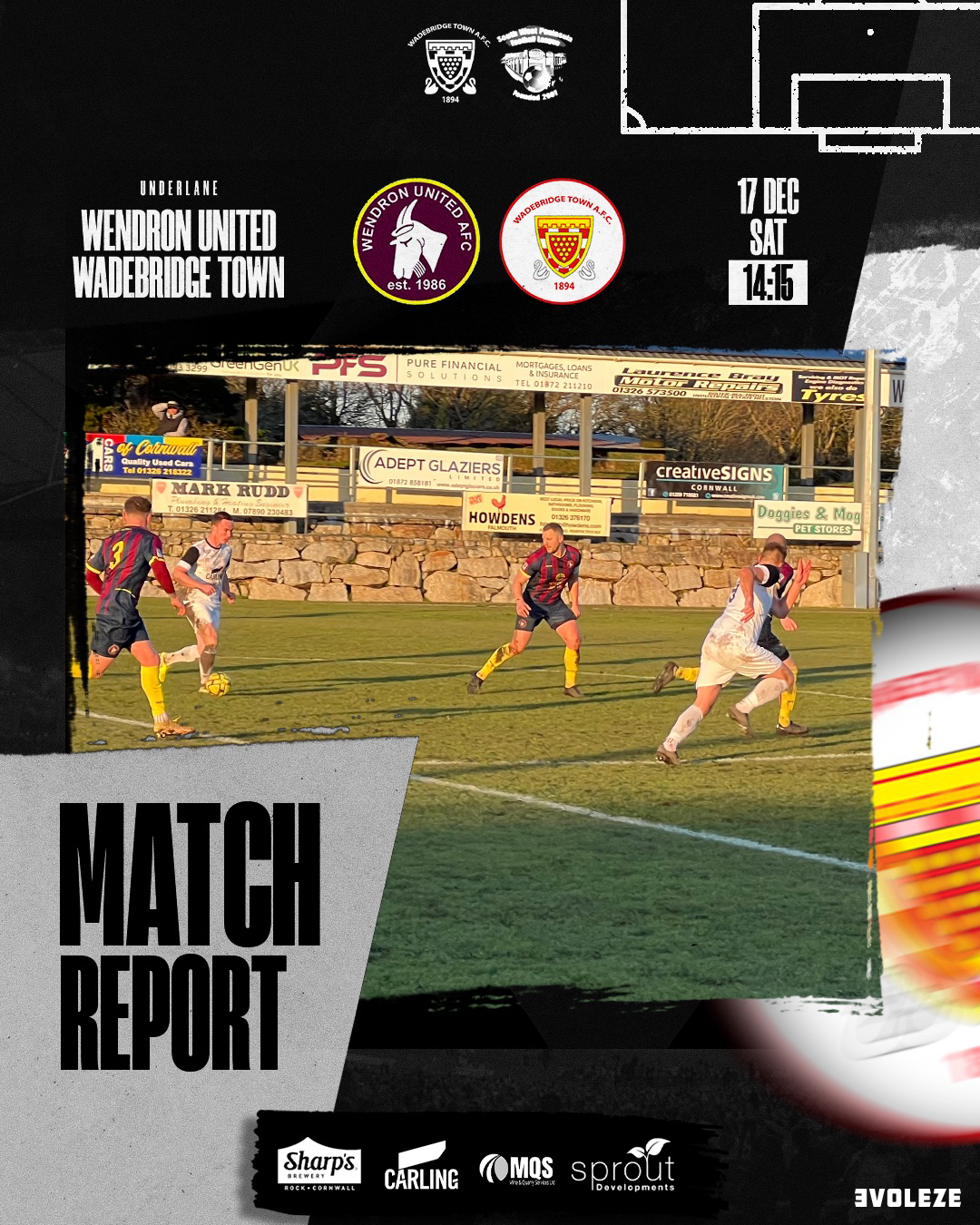 Match Report: Wendron United 3 v 1 Wadebridge Town