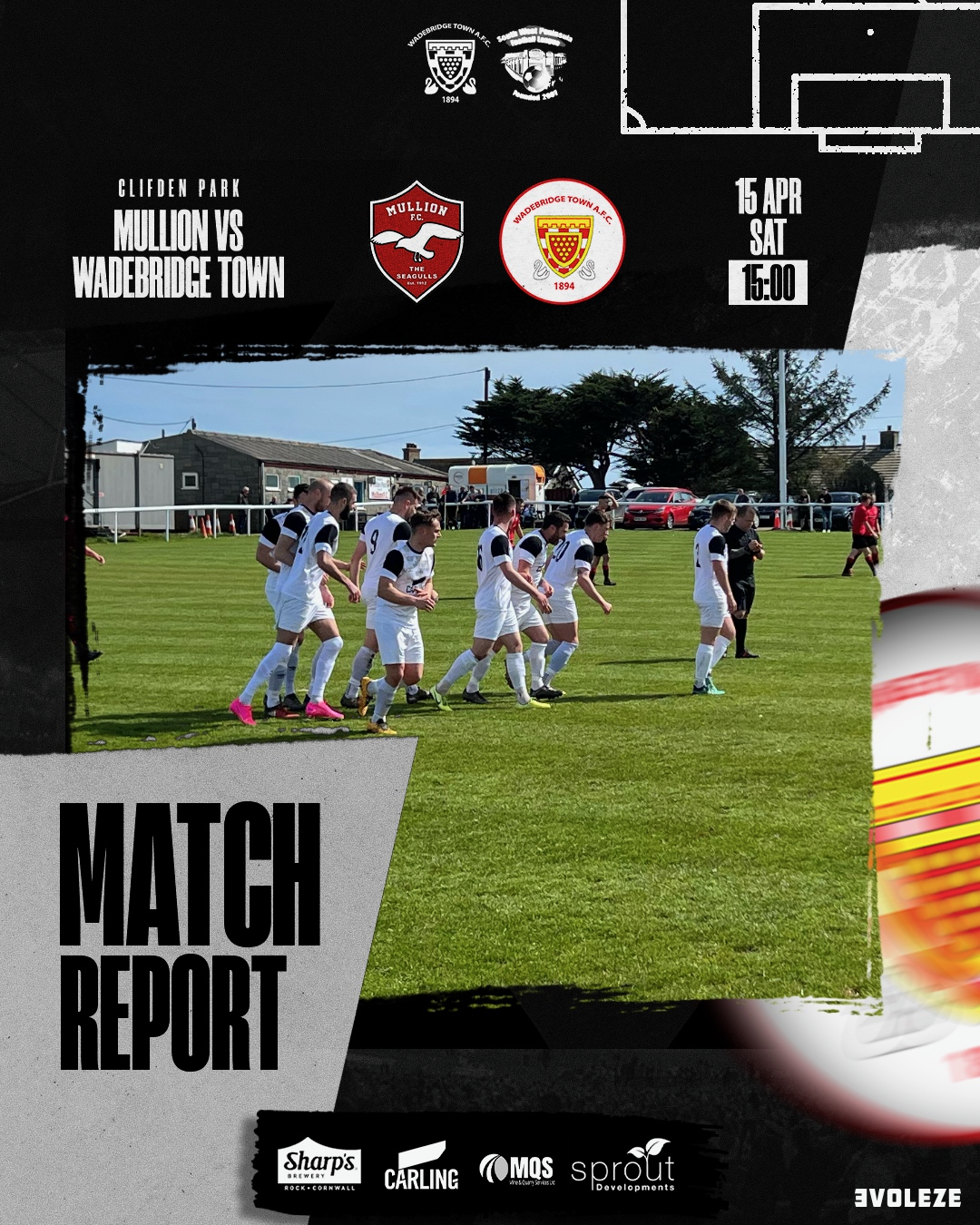 Match Report: Mullion 2 v 3 Wadebridge Town