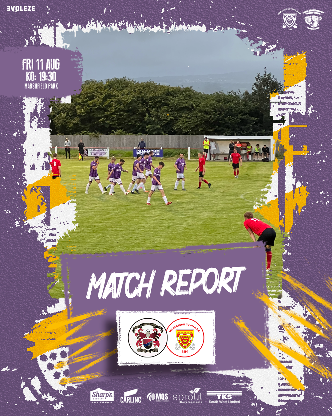 Match Report: Callington Town 2 v 4 Wadebridge Town