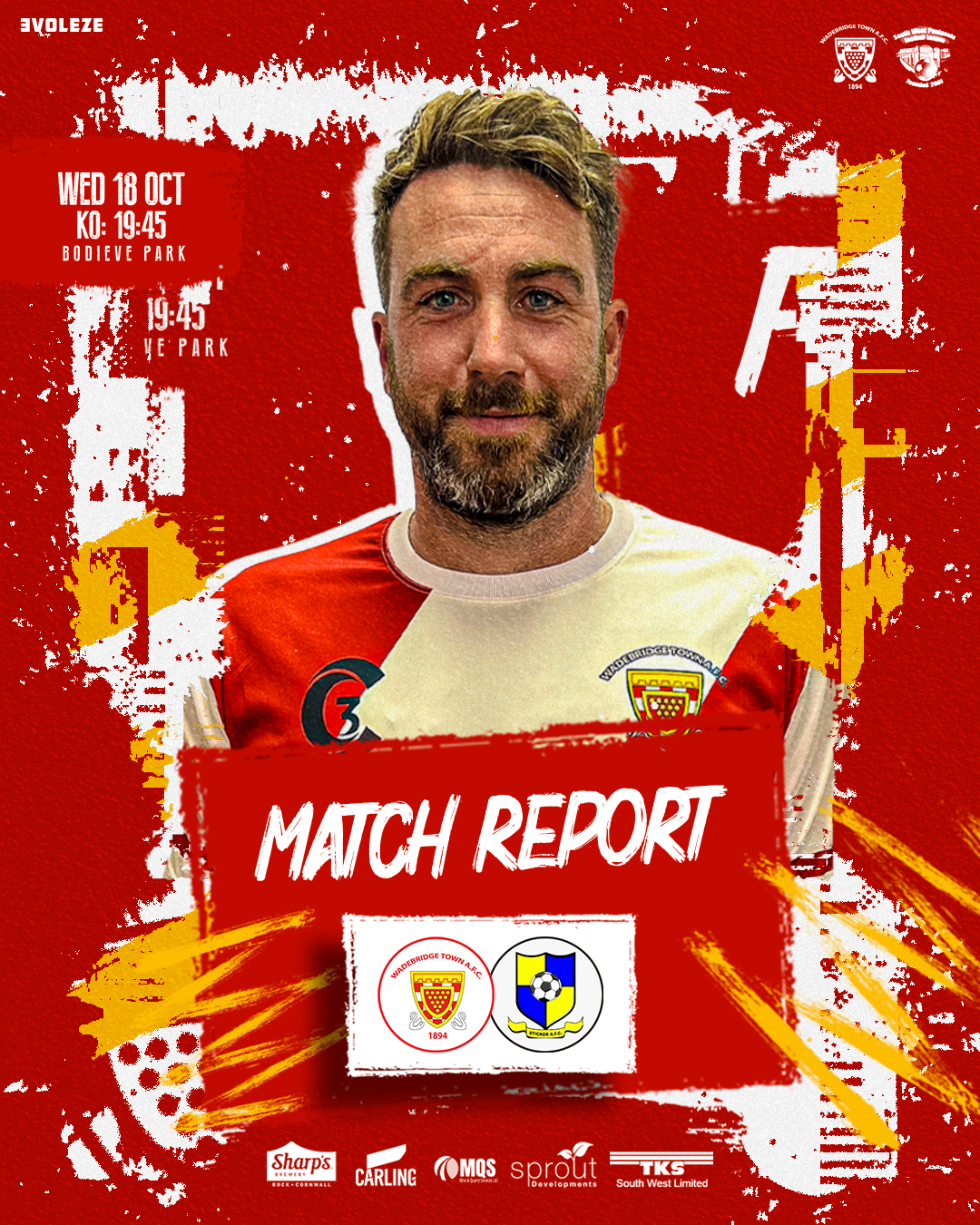 Match Report: Wadebridge Town 8 v 2 Sticker
